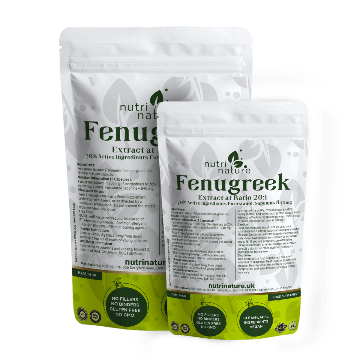 Fenugreek 1200mg - nutrinature