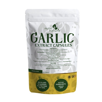 Garlic Extract Capsules - nutrinature