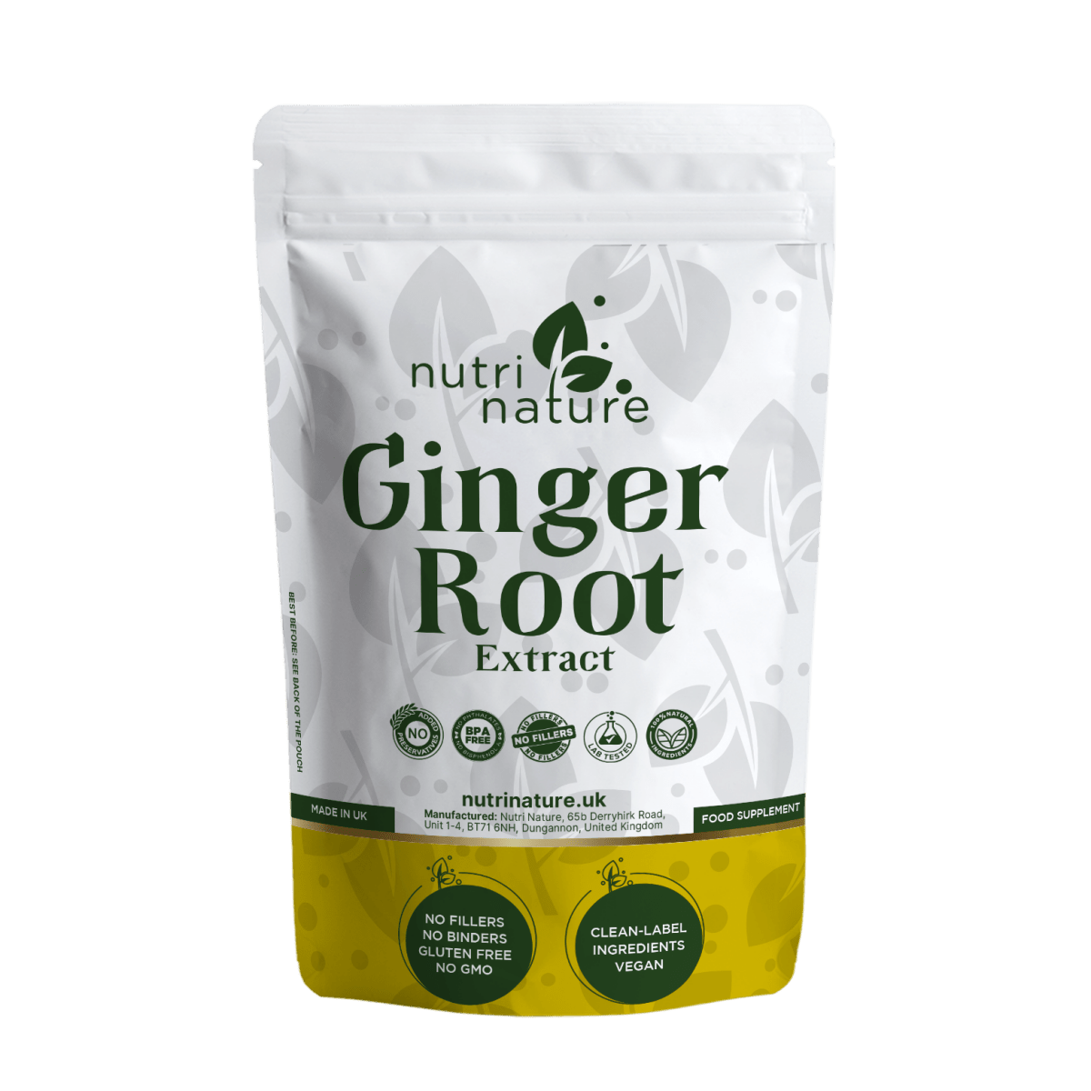 Ginger Root extract 10% gingerols - nutrinature