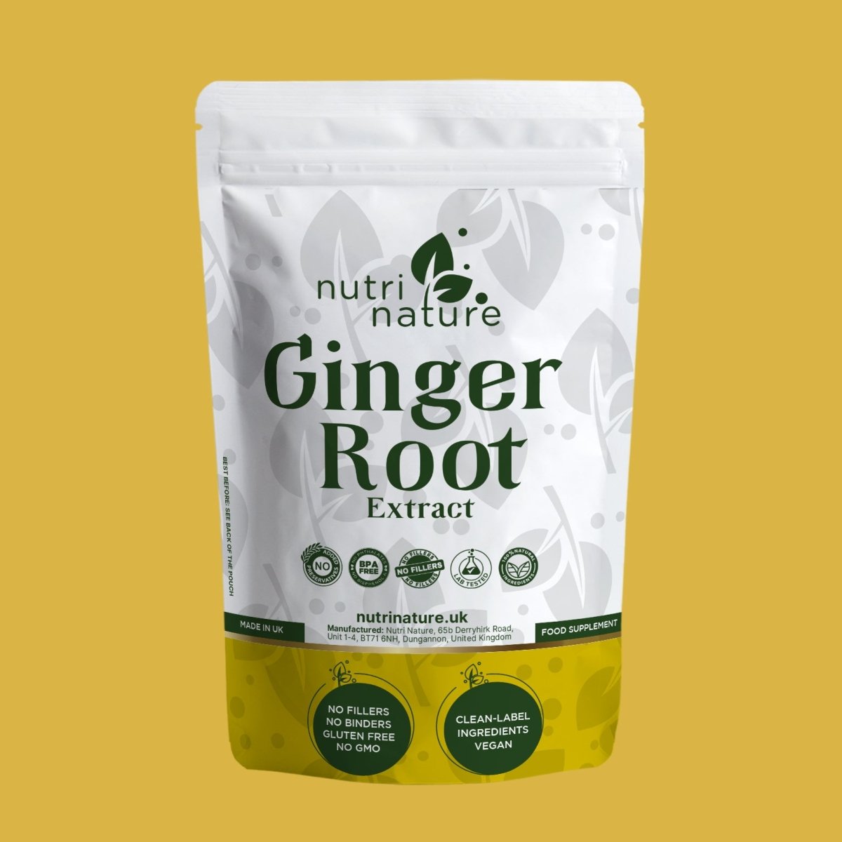 Ginger Root extract 10% gingerols - nutrinature