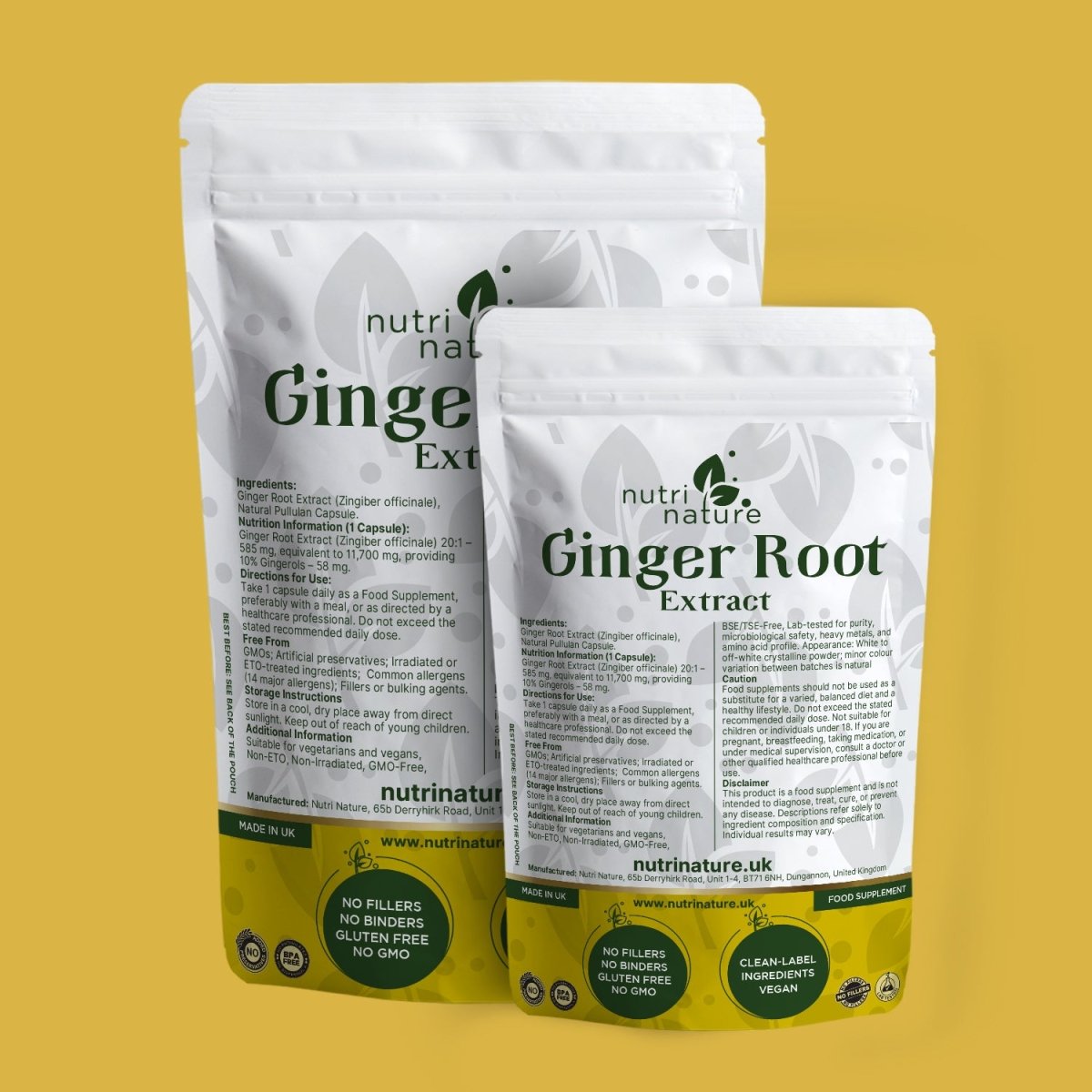 Ginger Root extract 10% gingerols - nutrinature