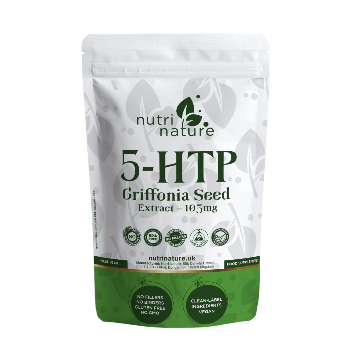 Griffonia Seed Extract – 105mg (Standardised to 30% 5HTP) - nutrinature