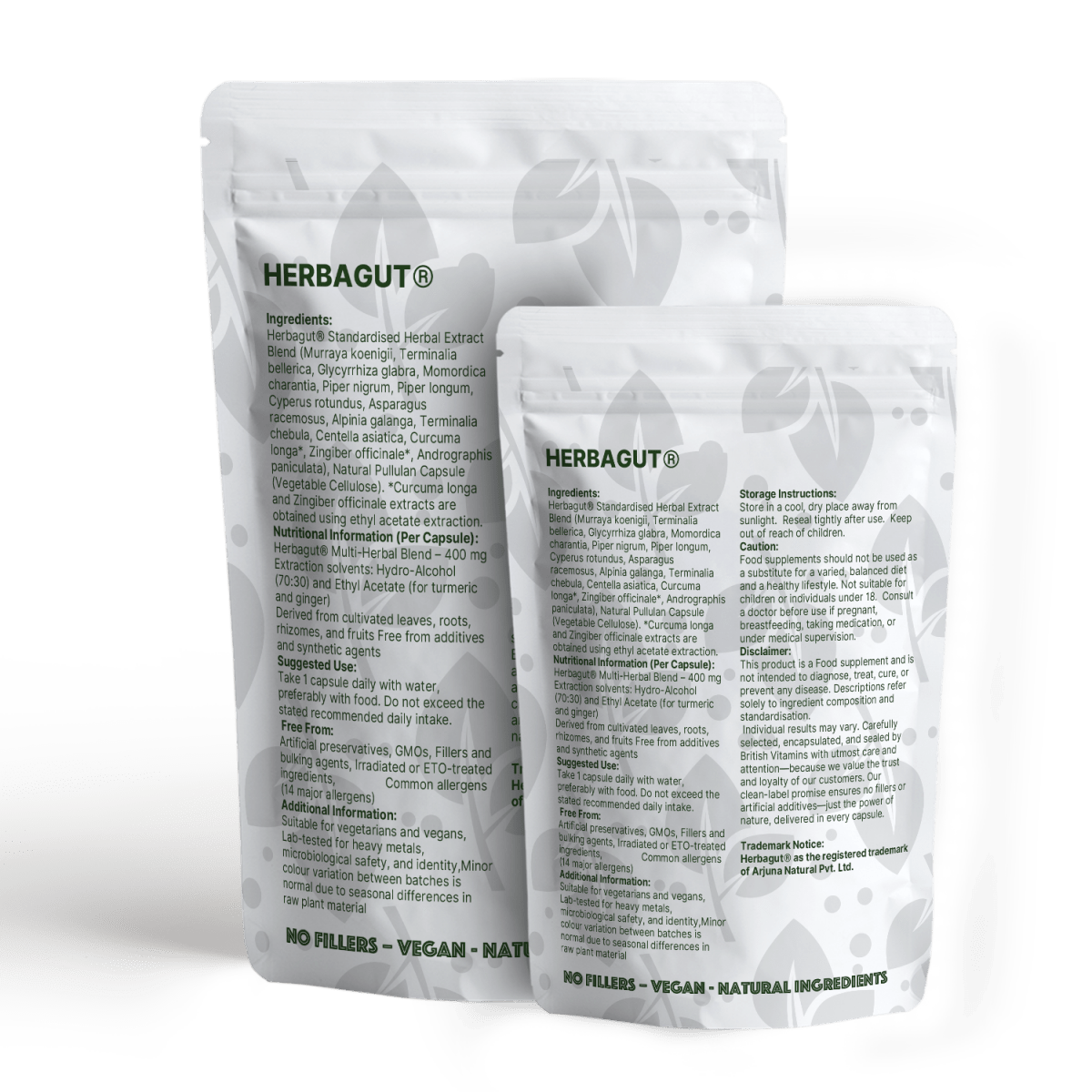 Herbagut® – Multi - Herbal Extract Blend – 400 mg - nutrinature