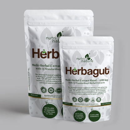 Herbagut® – Multi - Herbal Extract Blend – 400 mg - nutrinature