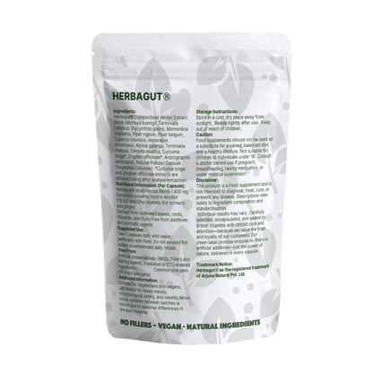 Herbagut® – Multi - Herbal Extract Blend – 400 mg - nutrinature