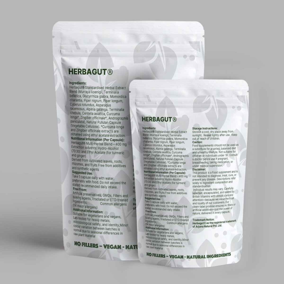 Herbagut® – Multi - Herbal Extract Blend – 400 mg - nutrinature