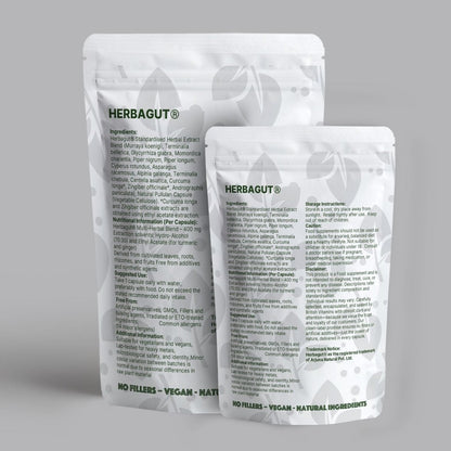 Herbagut® – Multi - Herbal Extract Blend – 400 mg - nutrinature