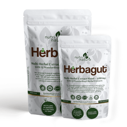 Herbagut® – Multi - Herbal Extract Blend – 400 mg - nutrinature