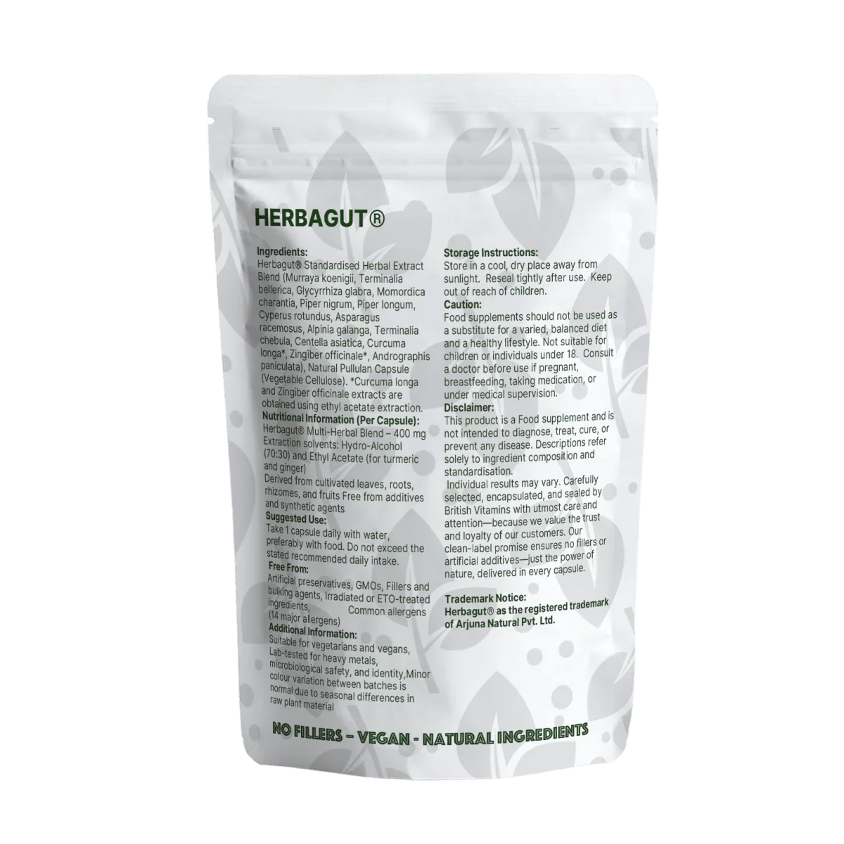 Herbagut® – Multi-Herbal Extract Blend – 400 mg - nutrinature