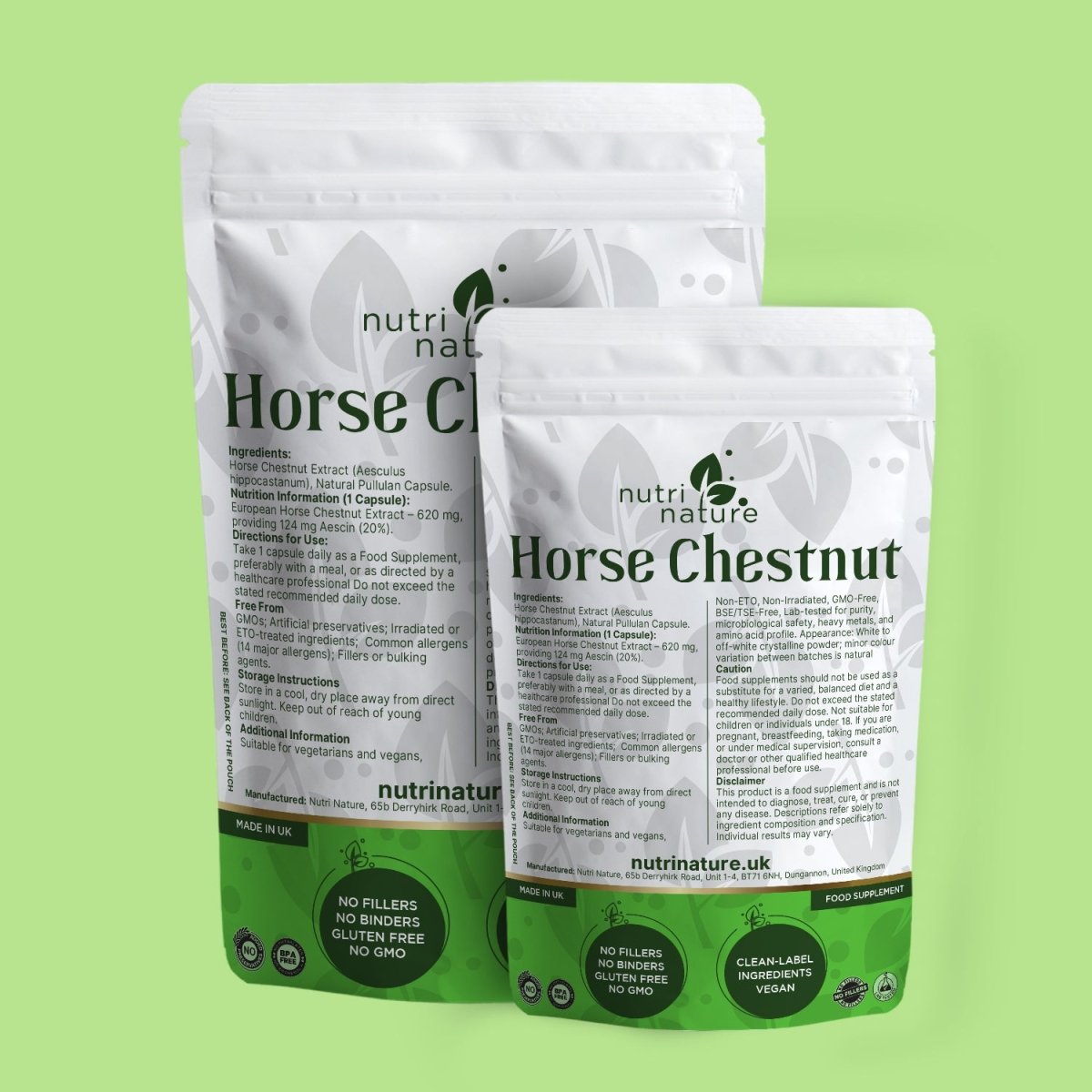 Horse Chestnut 620mg - nutrinature