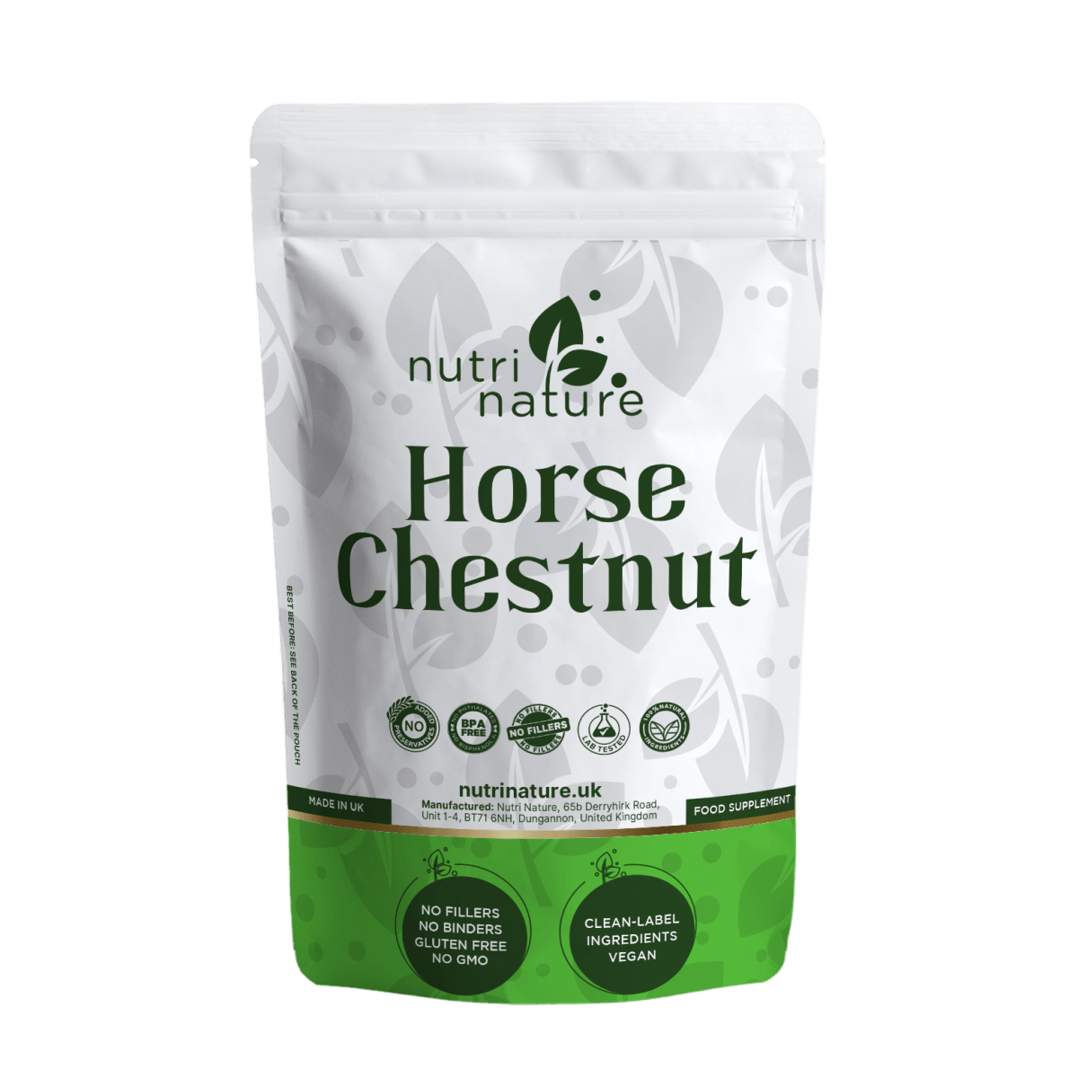 Horse Chestnut 620mg - nutrinature