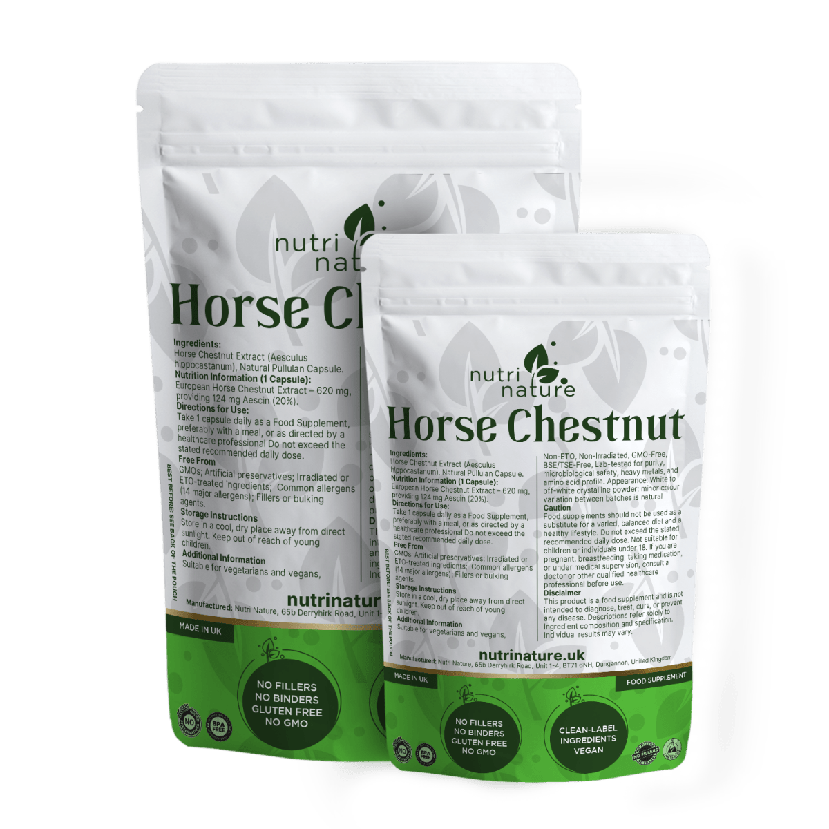 Horse Chestnut 620mg - nutrinature