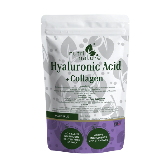 Hyaluronic acid + Type 1 Marine Collagen 1476mg - nutrinature