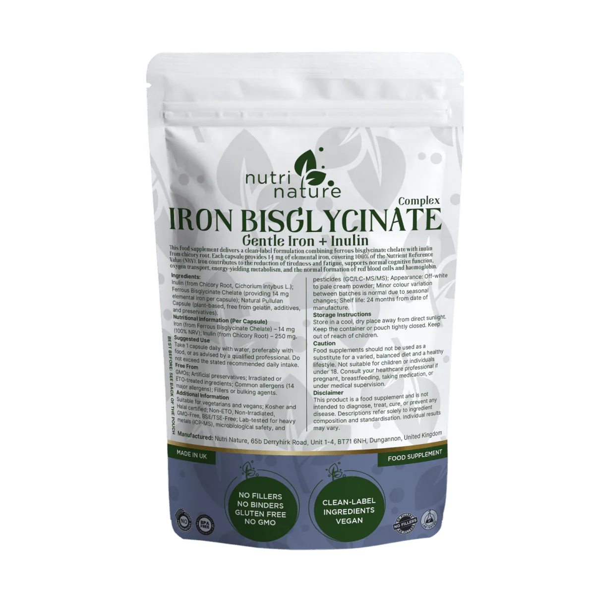 Iron Bisglycinate Complex - nutrinature