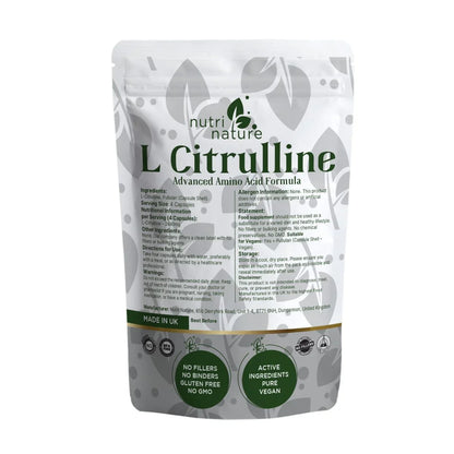 L Citrulline Clean Amino in Natural Capsules Form - nutrinature