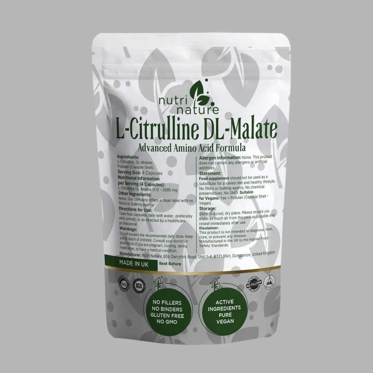 L-Citrulline DL-Malate - nutrinature