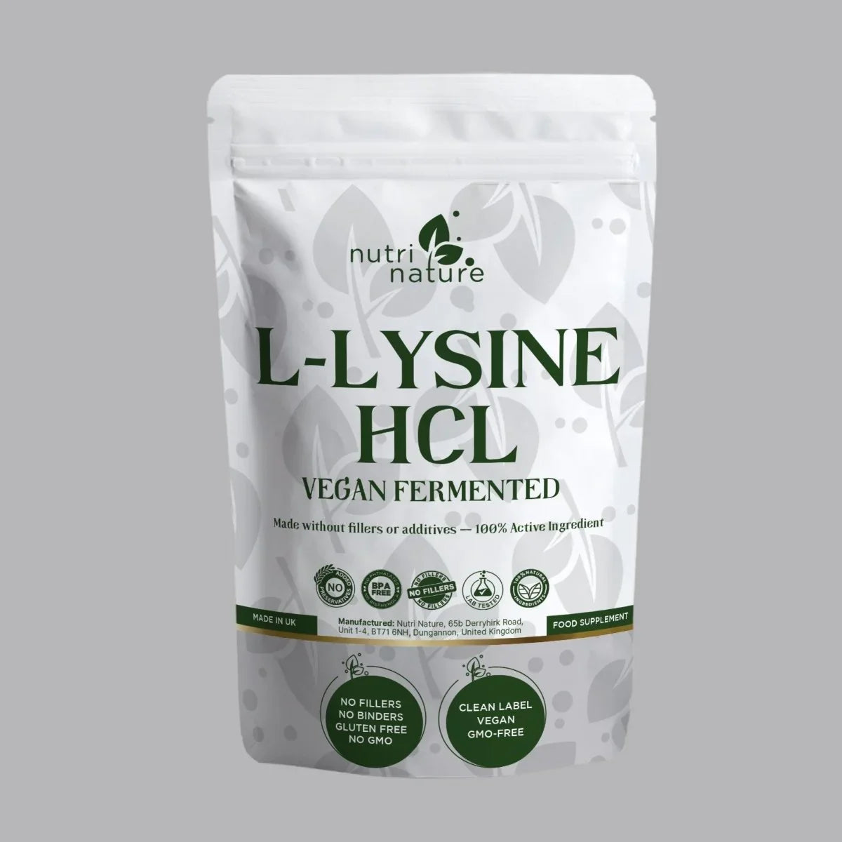 L-Lysine HCl – 500 mg - nutrinature