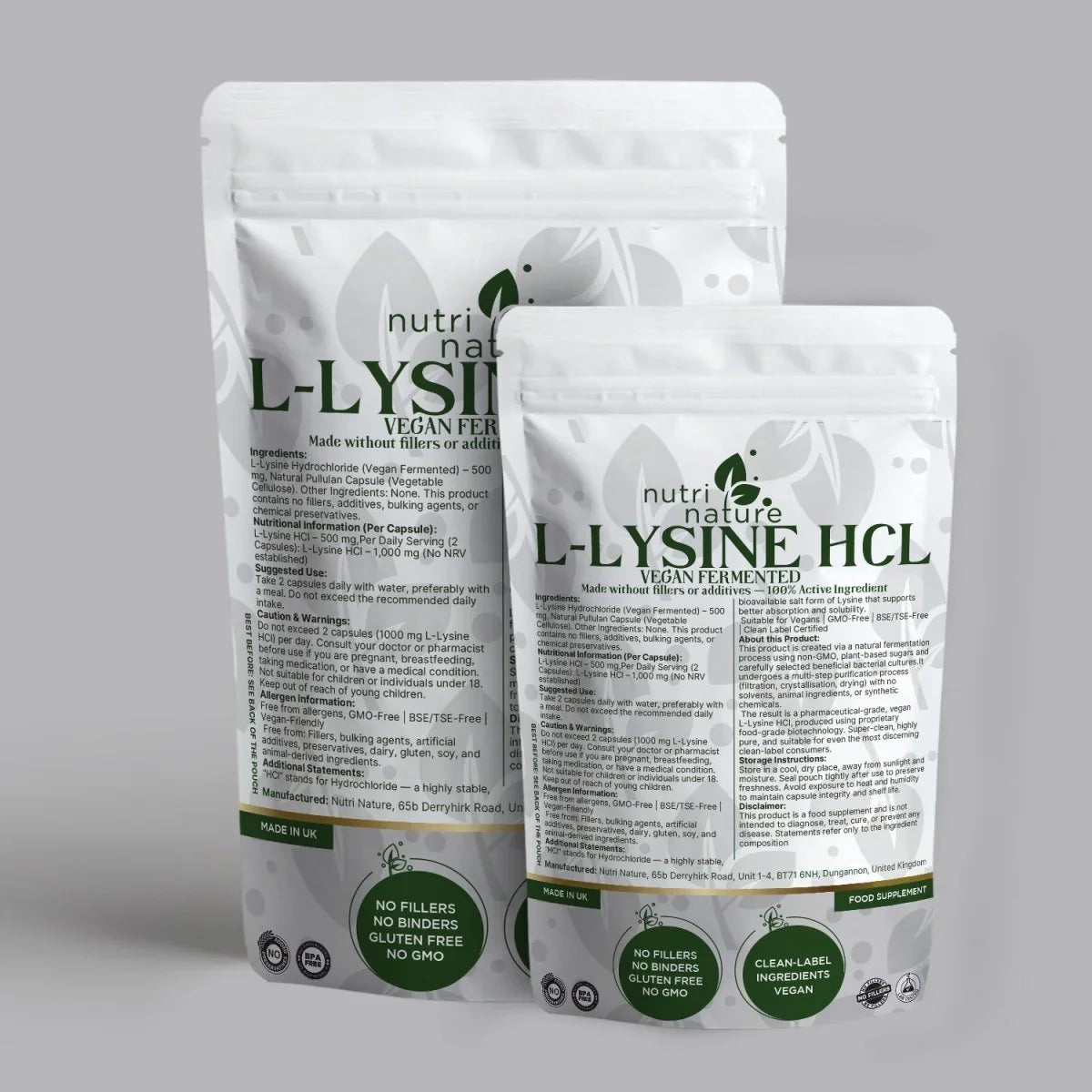 L-Lysine HCl – 500 mg - nutrinature