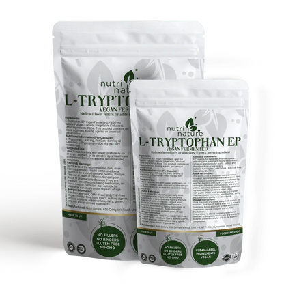 L-Tryptophan (EP, Vegan Fermented) – 400 mg - nutrinature