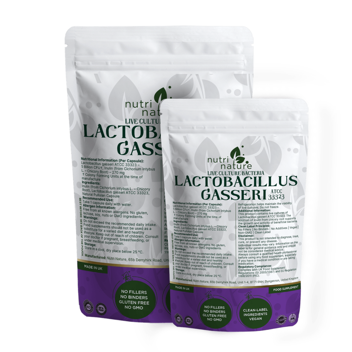 Lactobacillus Gasseri 5 Billion CFU - nutrinature