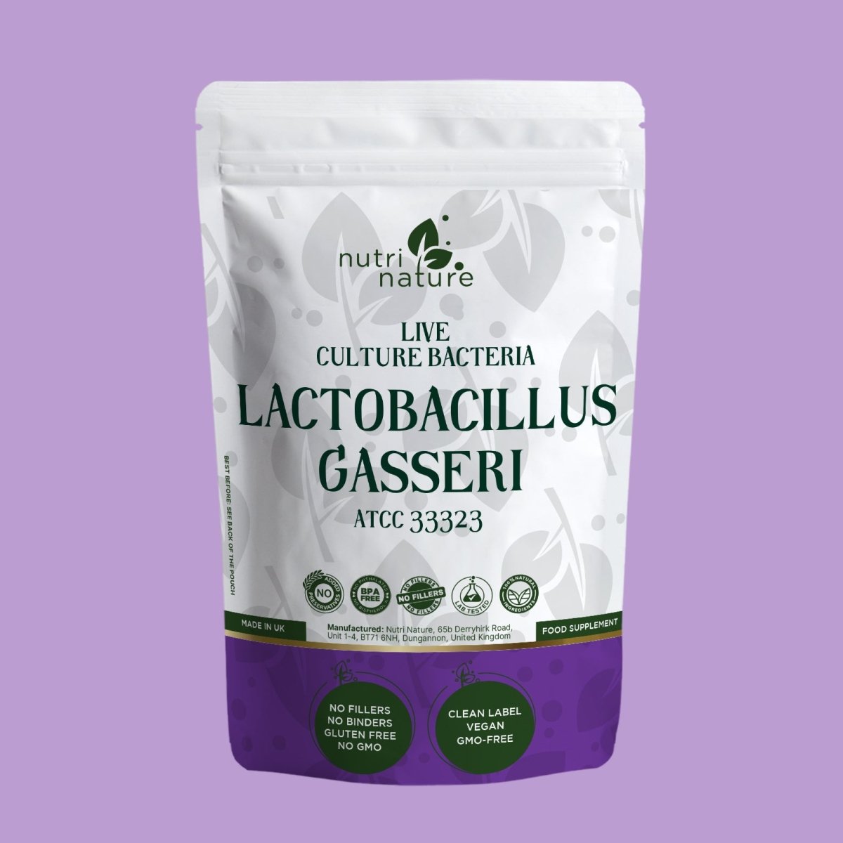 Lactobacillus Gasseri 5 Billion CFU - nutrinature