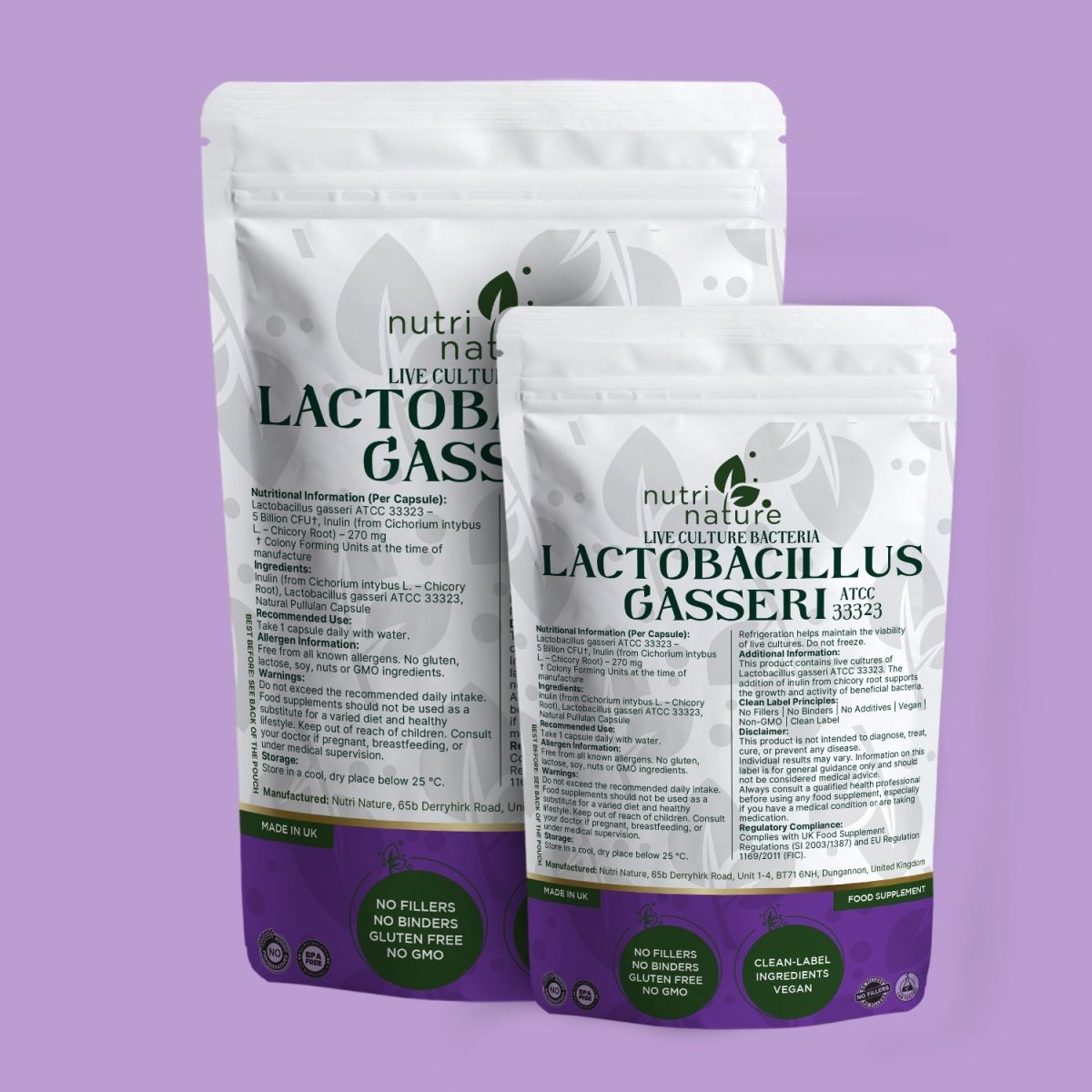 Lactobacillus Gasseri 5 Billion CFU - nutrinature