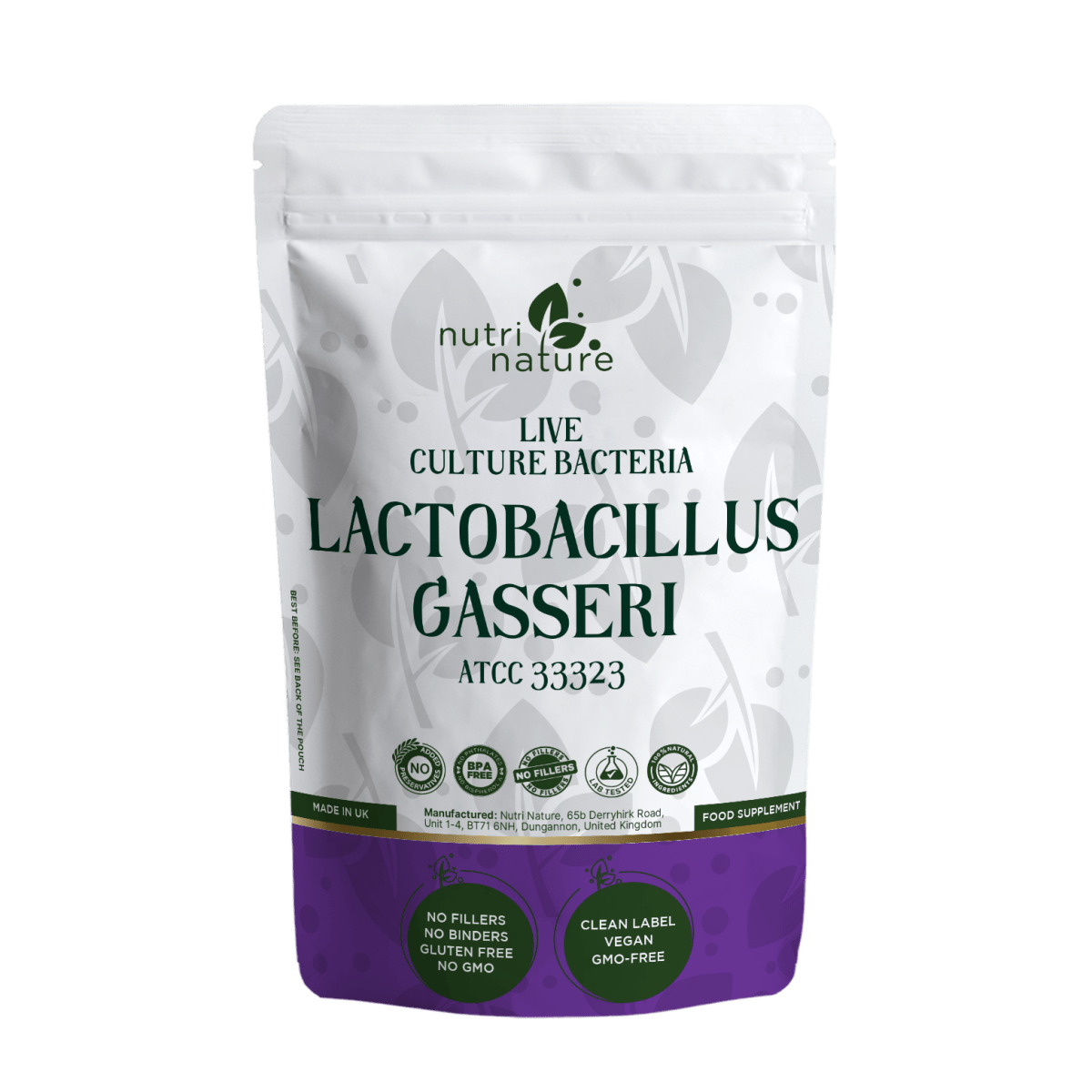 Lactobacillus Gasseri 5 Billion CFU - nutrinature