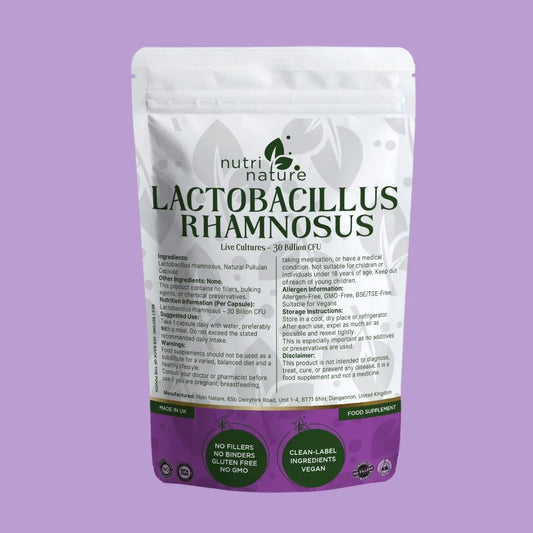 Lactobacillus Rhamnosus 30 Billion CFU live culture bacteria - nutrinature