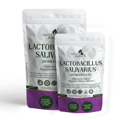 Live Cultures Lactobacillus Salivarius 20 billion CFU - nutrinature