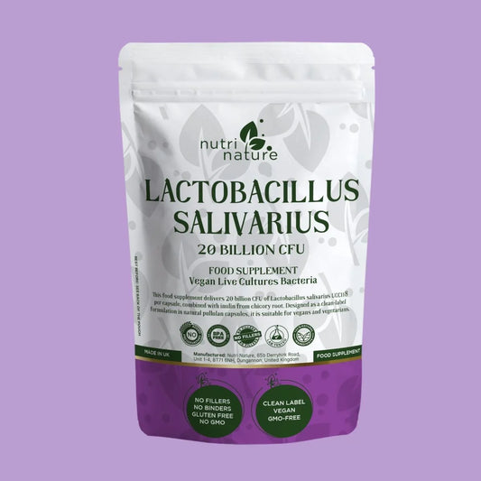 Live Cultures Lactobacillus Salivarius 20 billion CFU - nutrinature