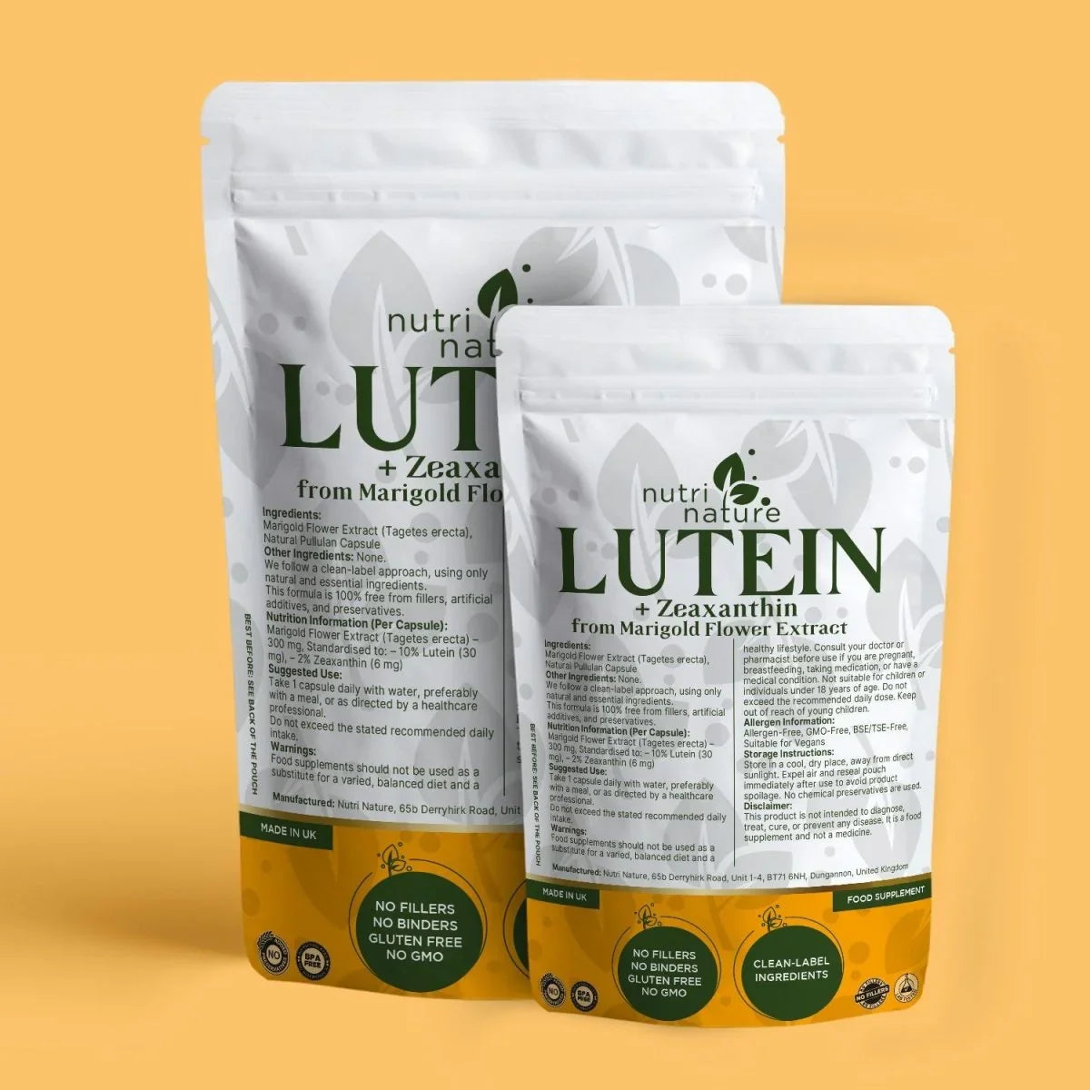 Lutein & Zeaxanthin 300mg - nutrinature