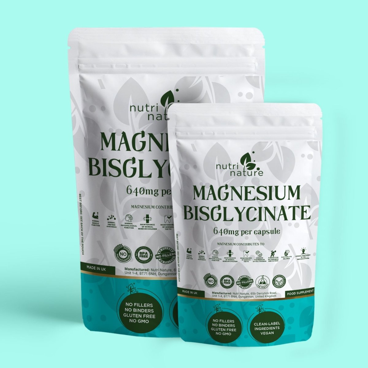 Magnesium BisGlycinate 640mg - nutrinature