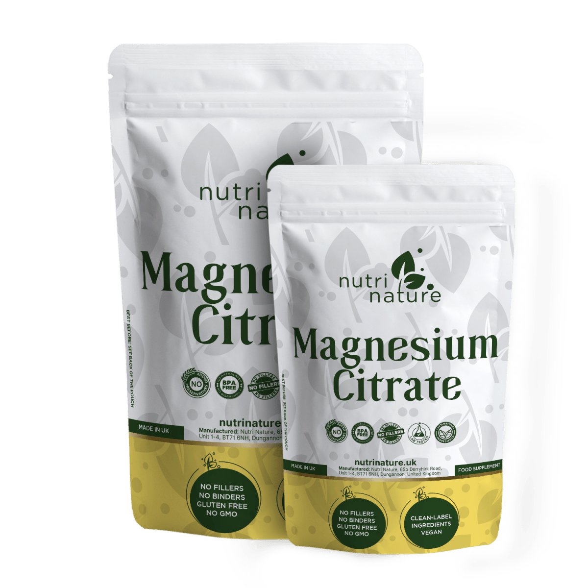 Magnesium Citrate 1400mg - nutrinature