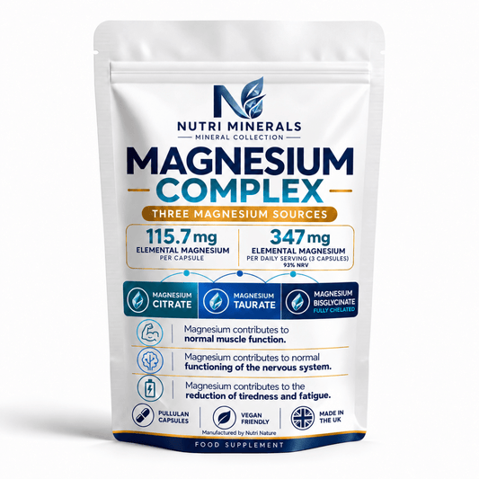 Magnesium Complex – Citrate, Taurate & Bisglycinate - nutrinature