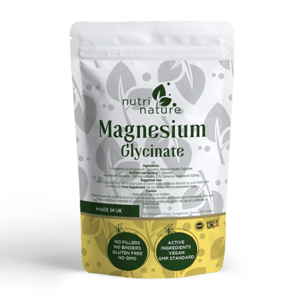 Magnesium Glycinate 1600mg Elemental Magnesium: 320mg (20% of Magnesium Glycinate) - nutrinature