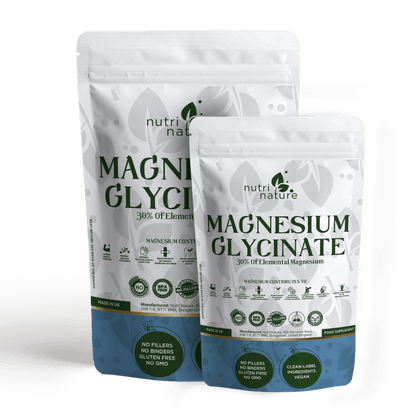 Magnesium Glycinate contains 30% elemental magnesium - nutrinature