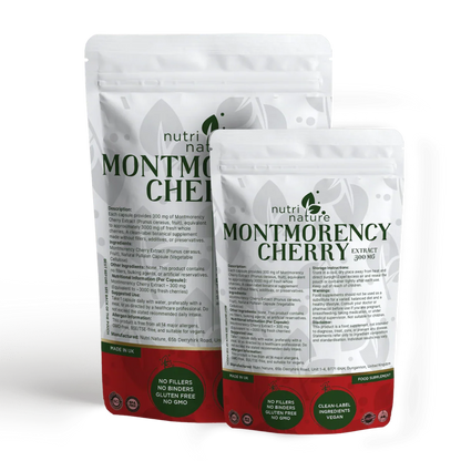 Montmorency Cherry Extract – 300 mg - nutrinature