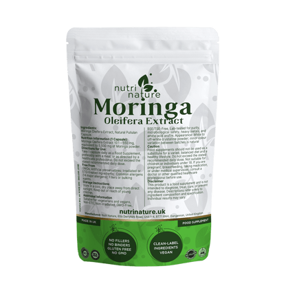 Moringa Olifera Leaf 550mg - nutrinature