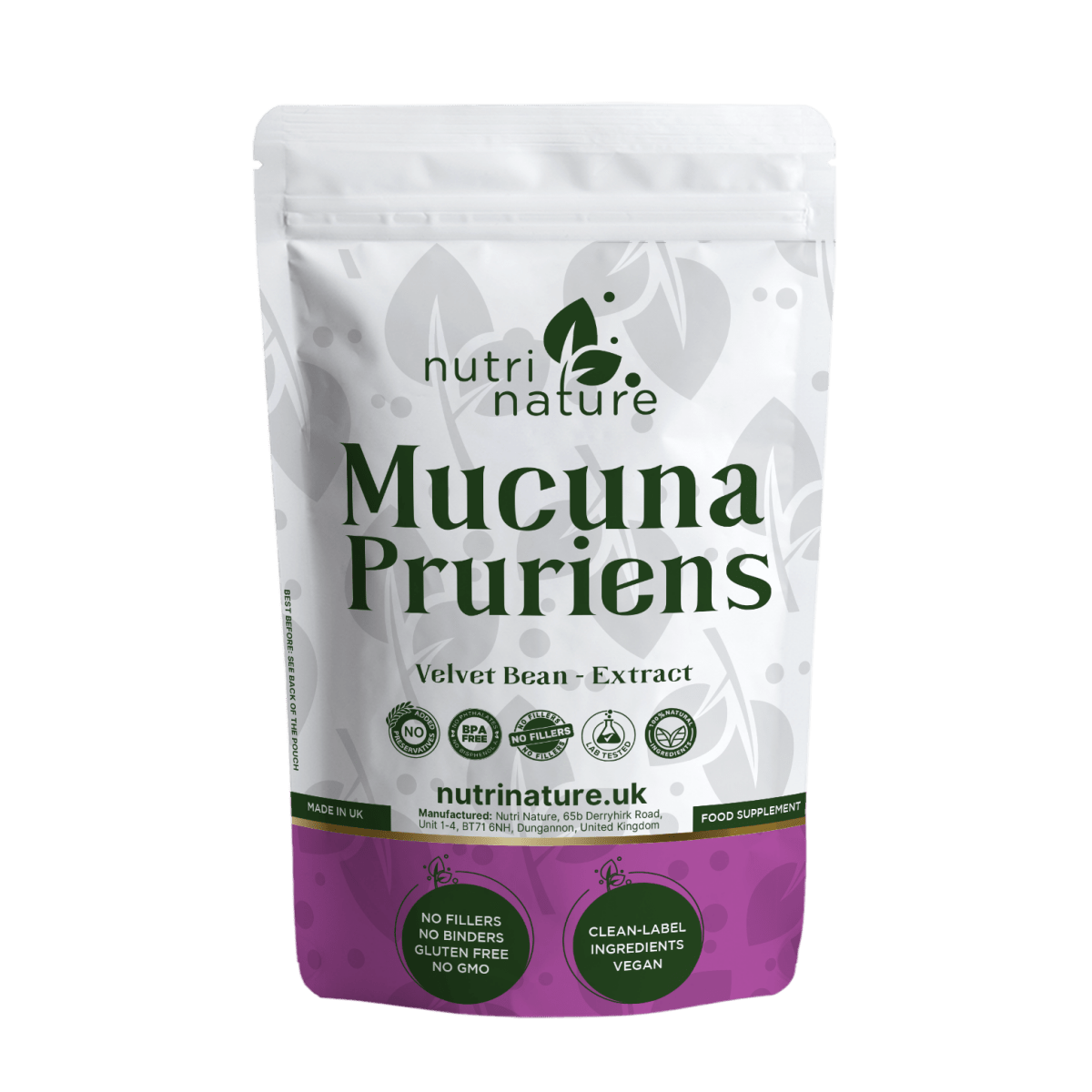 Mucuna Puriens 400mg - nutrinature