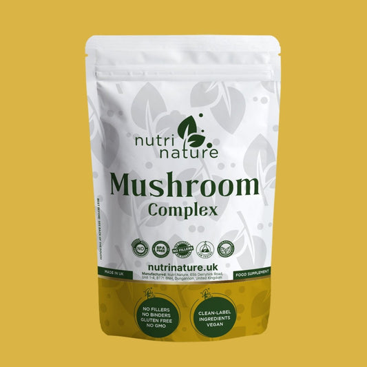 Mushroom Complex Lions Mane Reishi Chaga Cordyceps Maitake - nutrinature