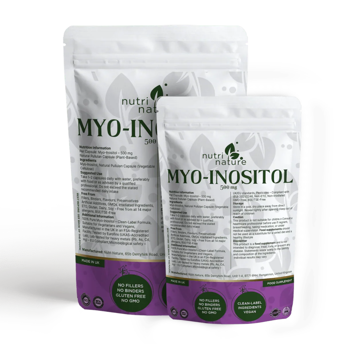 Myo-Inositol – 500 mg - nutrinature