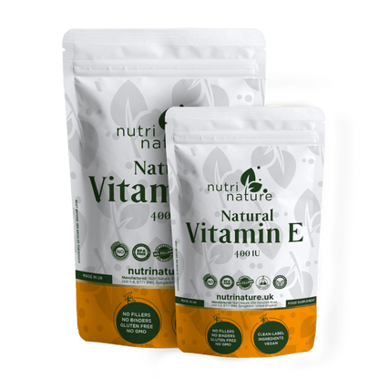 Natural Vitamin E 400IU 268 mg Vegan - nutrinature