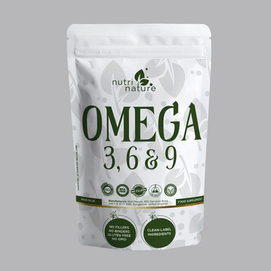 Omega 3, 6, & 9 Softgels 1000mg - nutrinature