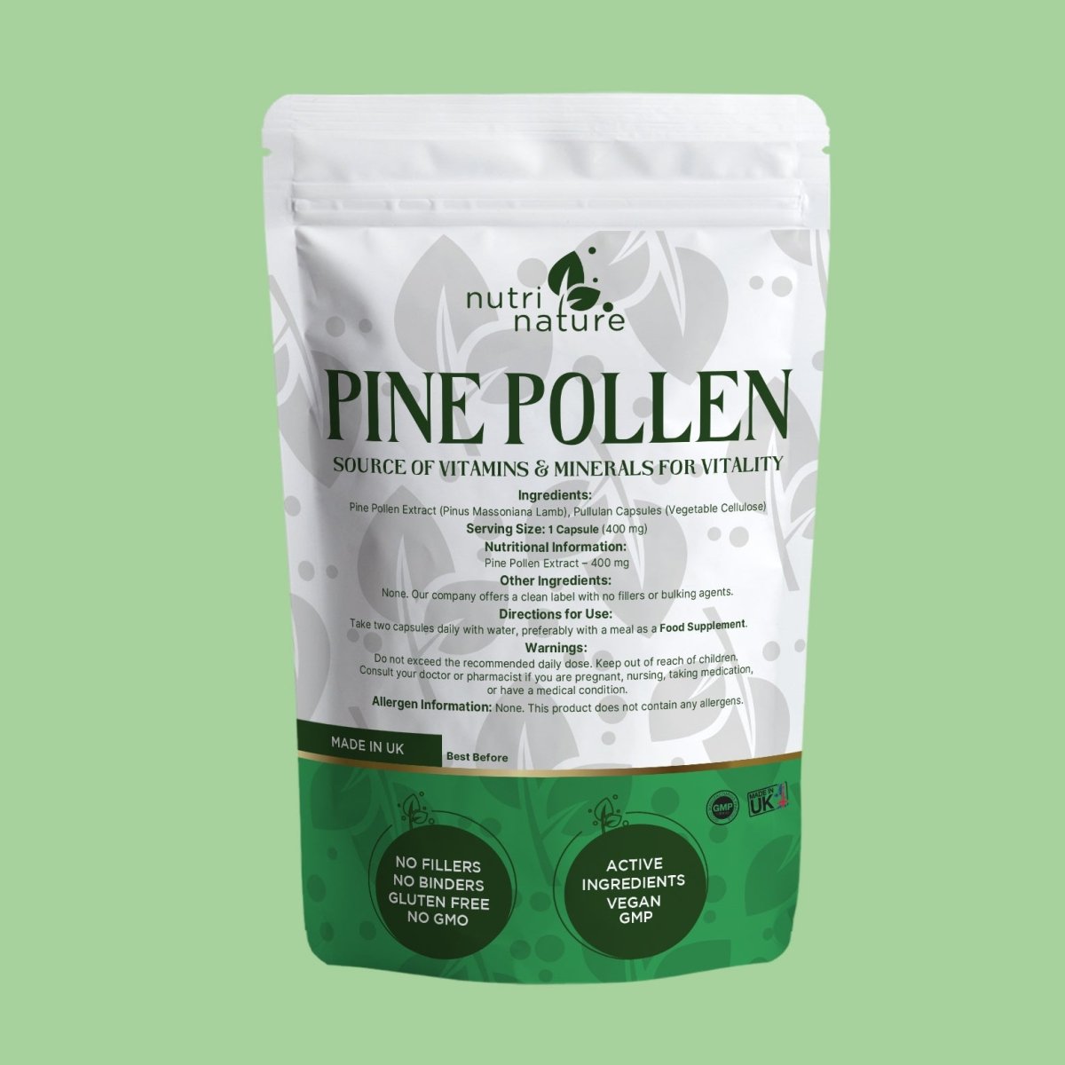 Pine Pollen - nutrinature