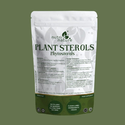 Plant Sterols Phytosterols Vegan Capsules - nutrinature