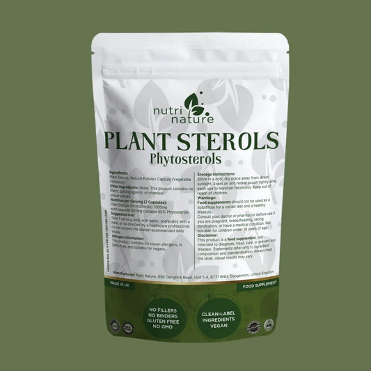 Plant Sterols Phytosterols Vegan Capsules - nutrinature