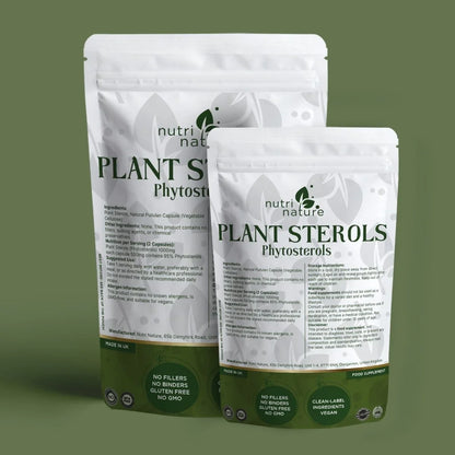 Plant Sterols Phytosterols Vegan Capsules - nutrinature
