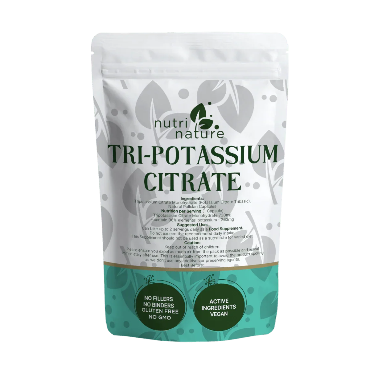 Potassium Citrate 730mg - nutrinature