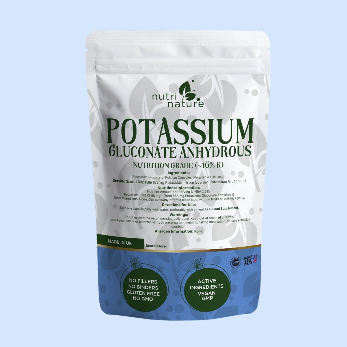 Potassium Gluconate - nutrinature