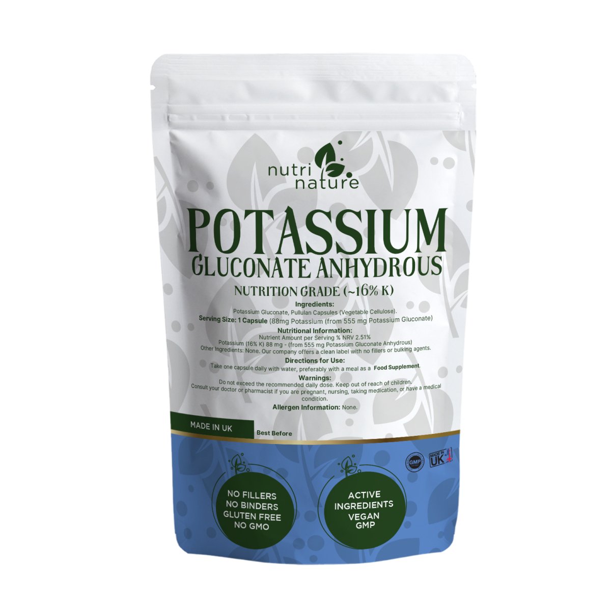 Potassium Gluconate - nutrinature